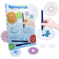 Игрушки для рисования обучение и образование Spirograph дизайн устройство для блокировки и колеса аксессуары для рисования креативные игрушки