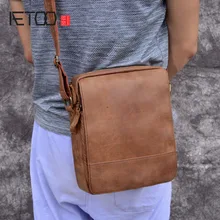 AETOO Retro Casual Cowhide Leather Men's Bag Shoulder Messenger Bag Head Layer Leather Men's Messenger Bag AETOO Retro Casual Cowhide Leather Men's Bag Shoulder Messenger Bag Head Layer Leather Men's Messenger Bag