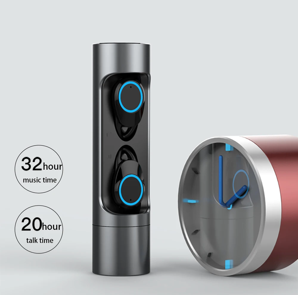 Touch Control TWS 5.0 Bluetooth 5.0 Earphone EDR Mini Twins Stereo Microphone True Wireless Earbuds for All Smart Phone Earpiece
