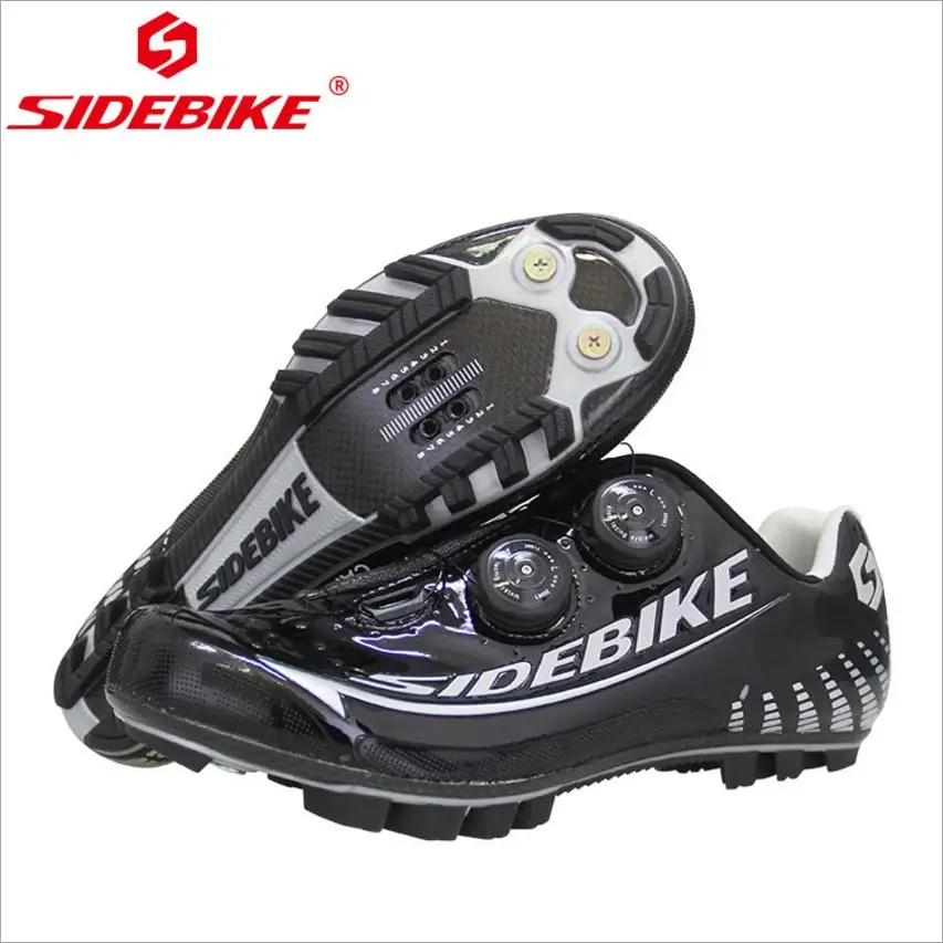 SIDEBIKE MTB Bike Shoes Carbon Fiber Cycling Shoes Men Breathable Non-slip Self-locking Road Bike Shoes Bicycle Sneaker Shoes