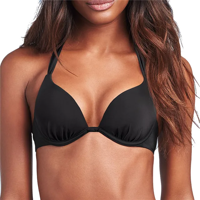 Buy M&M Women Bikini Top Sexy Push Up Swim Bra Halter