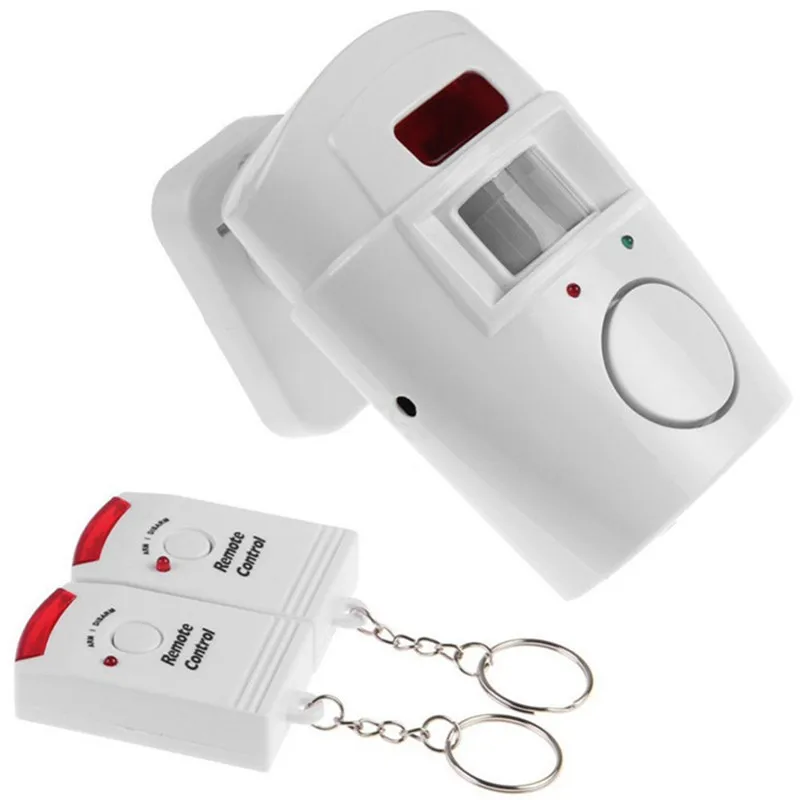Wireless Home Security Alarm System Remote Control Anti-theft IR Infrared Motion Sensor Alarm Detector + 2 Remote Controllers Wireless Home Security Alarm System Remote Control Anti-theft IR Infrared Motion Sensor Alarm Detector + 2 Remote Controllers