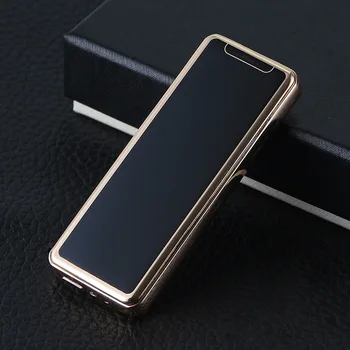 

Lighters and Smoking Accessories,Metal windproof mini USB cigarette lighter, windproof lighter