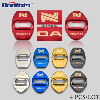 

Doofoto 3D Design Emblems Car Styling Auto Decor Door Lock Cover Case For Toyota Noah Rav4 Corolla 2008 Avensis Accessories 4pcs