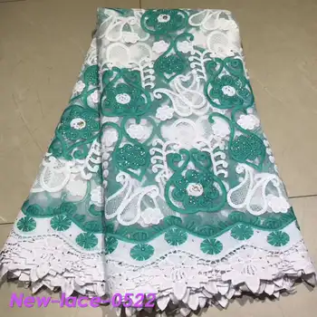 

Big floral embroidery french lace Guipure solid African tulle fabric High Quality Soft Skin Healthy 5 yards K002