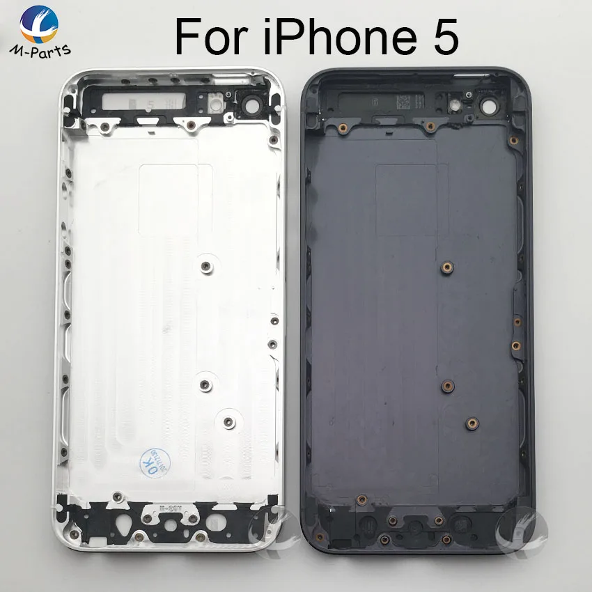 Для iphone 5 5S SE задняя крышка корпуса металлическая задняя крышка батареи крышка двери Шасси рамка OEM AAA+ батарея стикер инструмент