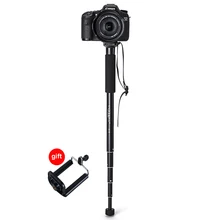 YT-218 Выдвижной 5 Раздел Алюминиевый Монопод Unipod для Canon Nikon Pentax Sony A7 A7R A7SII GH4 Canon EOS DSLR DV M5 Телефон