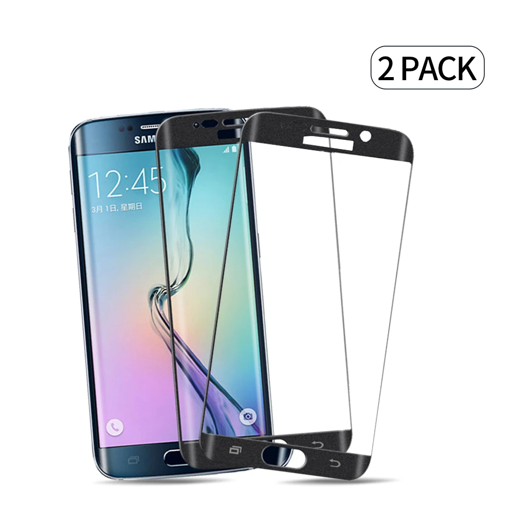 3D изогнутое закаленное стекло полное покрытие для Samsung Galaxy S6 Edge Защитная пленка