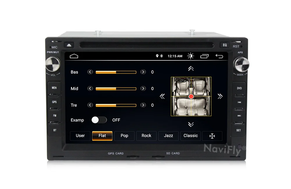 Sale New Arrival!Navifly android8.1 Car stereo head unit navigation GPS NAVI DVD player for VW/Volkswagen/PASSAT/B5/MK5/GOLF/POLO 15