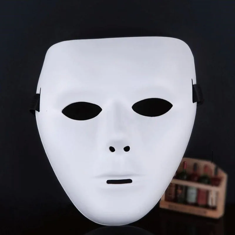Горячее пластиковое полное лицо jabbawockez танцевальная команда маска для костюма вечерние Хэллоуин реквизит LSF99 - Цвет: For Man