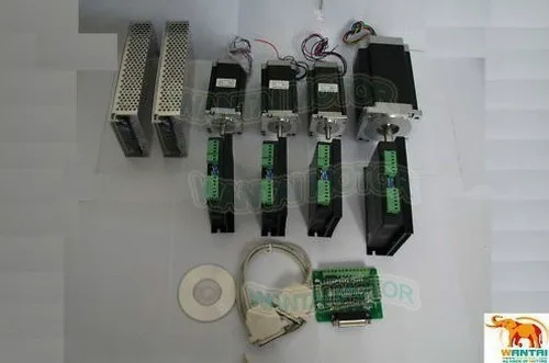 

Cheap Set !Germany ship ! 4Axis CNC Mill 425oz &1600oz-in Spindle Wantai Stepper motor ,CNC Mill Cut kit,engraver