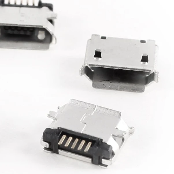 

JFBL Hot sale 5 Pcs Micro USB Type B Female Socket 180 Degree 5-Pin SMD Jack