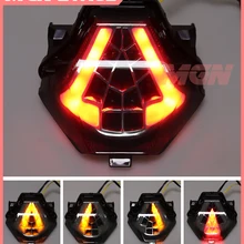 Motorcycle LED Rear Turn Signal Tail Stop Light Lamps Integrated For YZF R3 YZF-R25 FZ07 MT07 FZ MT 07