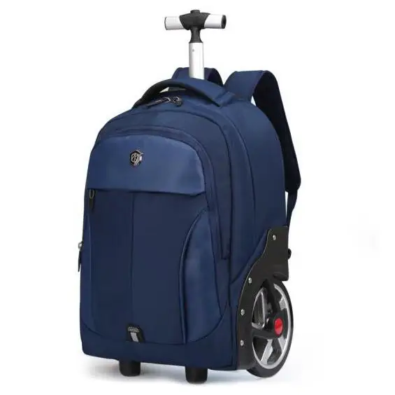 CARRYLOVE 1" 20" дюймов дорожный рюкзак для переноски ленивого багажа школьные рюкзаки с колесами - Цвет: blue