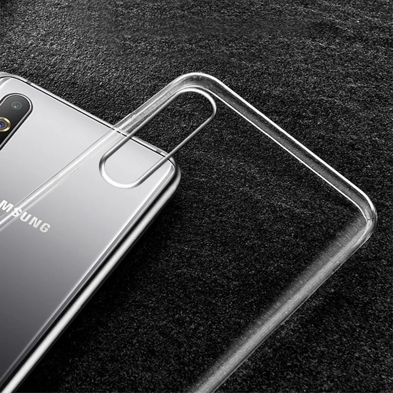 Прозрачный чехол для Samsung Galaxy A50 мягкий силиконовый A 50 задняя крышка