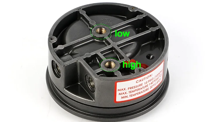 TE2000 Micro Differential Pressure Gauge High Precision Air Differentialvacuum Manometer Micro Measuring Range 0-60PA~0-30KPA