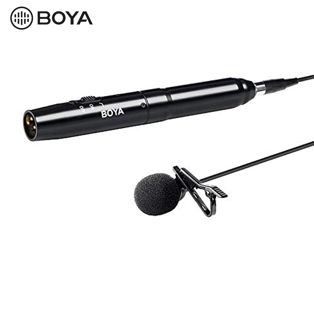 BOYA BY-M11OD BY-M11C Профессиональный петличный микрофон Системы для интервью плёнки Театр этап аудио Запись микрофоном для iPhone