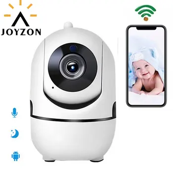 Hot HD 1080P IP Camera WiFi Wireless Baby Monitor Night Vision Auto Tracking Home Security Surveillance CCTV Network Mini Cam 180 degree cmos hd 1080p wireless panorama network surveillance camera home security mobile phone wifi remote baby monitor