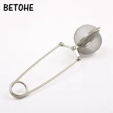 BETOHE 4,5 см диаметр удобный нержавеющая сталь Ручка Чай сетки мяч фильтр стабильный сильный заварки