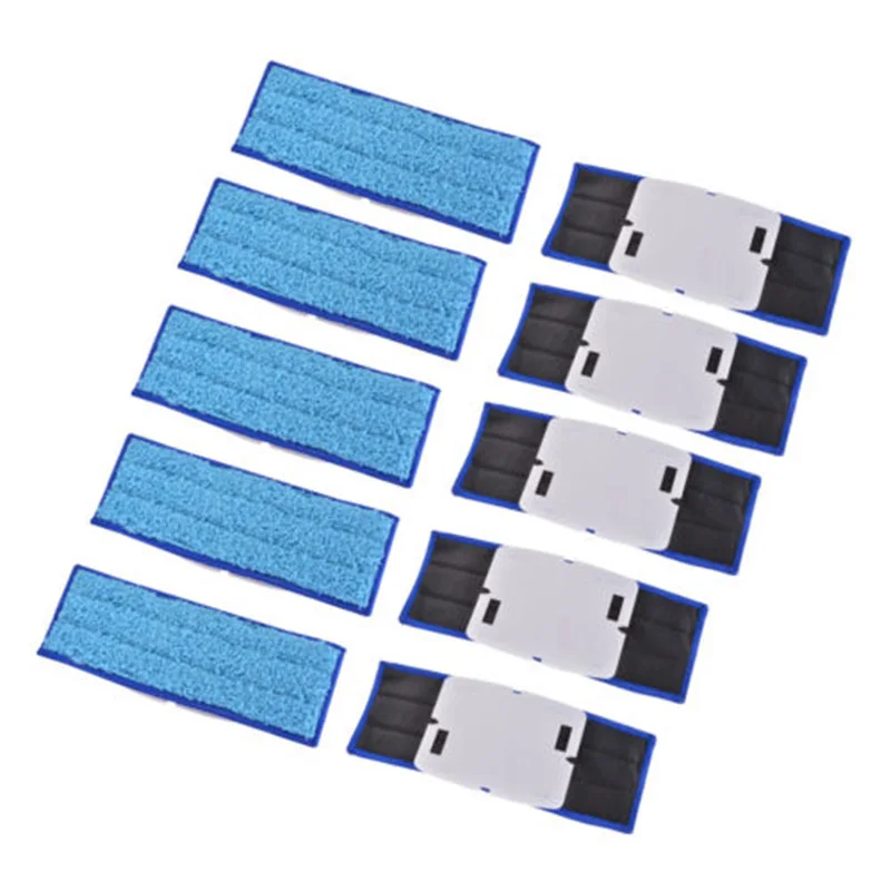 10-Pack Моющиеся Многоразовые влажные сухие мочалки для салфетки для робота-пылесоса iRobot Braava Jet 240/241