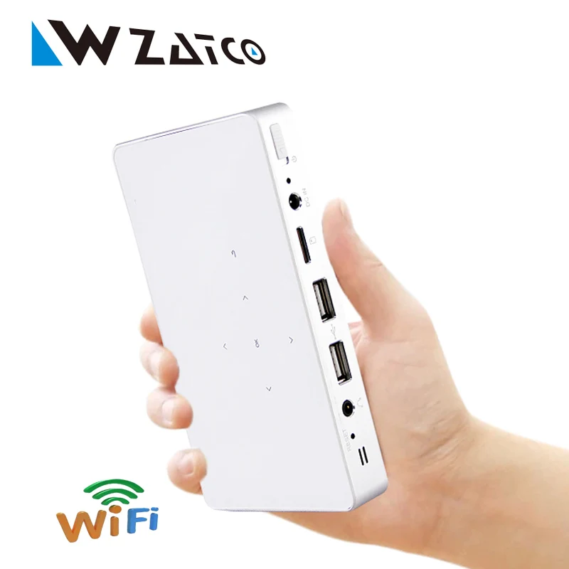 

New Q7 Android Wifi HD DLP Projector Movie Home theater LED Projectors hdmi beamer LCD Proyector 1080P Video Portable Projectors