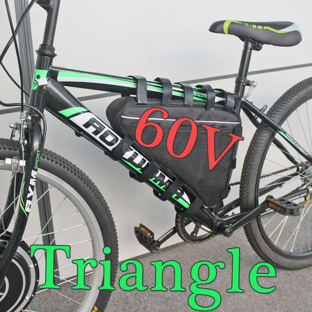

60V 20AH Triangle Electric bicycle Lithium ion battery