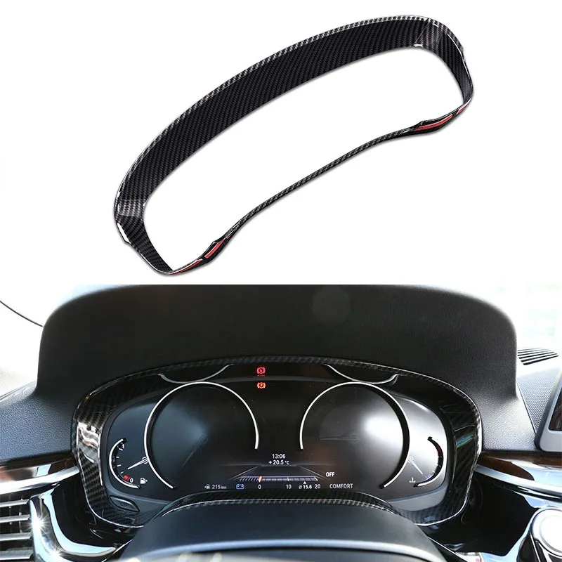 Angelguoguo Car Dashboard Edge side Cover Trim frame For BMW 5 Series G30 2017-2018