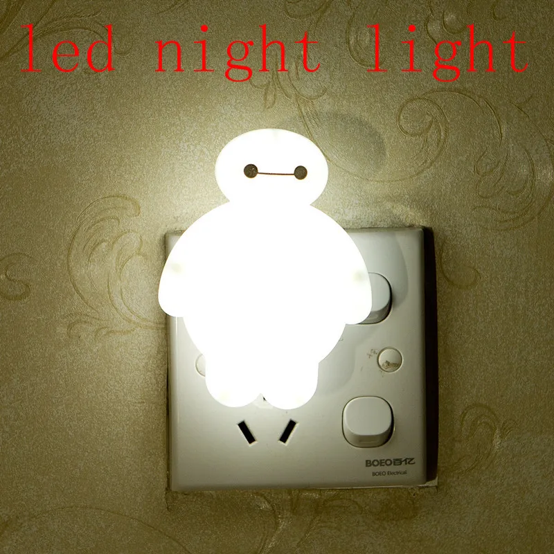 

Creative energy saving led night light with switch white mini-plug socket infant sleep to urinate light bedside lamp Best Gift