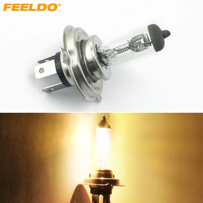 FEELDO 40 шт теплый белый авто H4 DC 24V 70W 100W Автомобиль Грузовик Фара автобуса Foglight