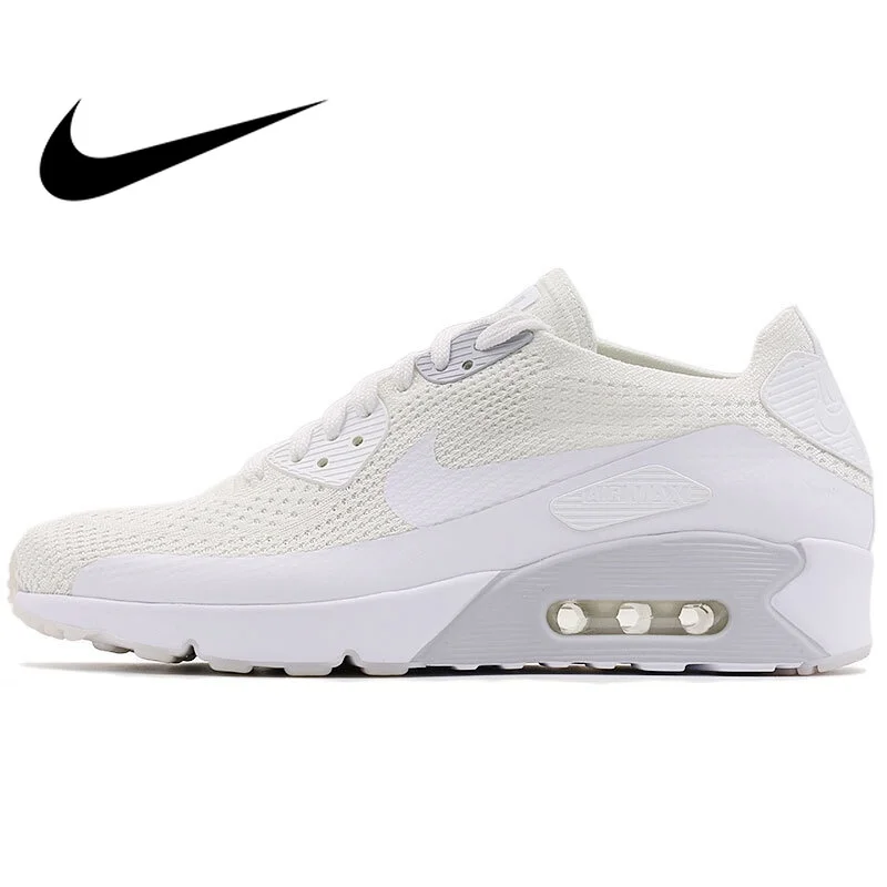 

Original NIKE AIR MAX 90 ULTRA 2.0 FLYKNIT Men's Running Shoes Sneakers Nike Shoes Men Breathable Cushioning Low Top 875943