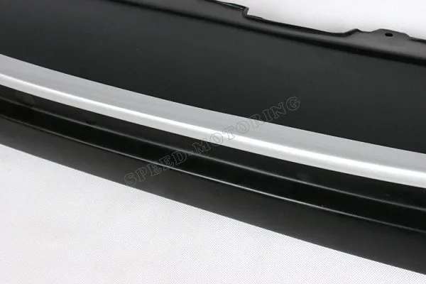 Матовый поперечных брусках, крашеные в черный цвет PU задний бампер диффузор для Audi A5 купе Стандартный только 2008-2011 Non-Sline