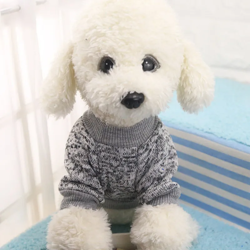 Transer, 8 цветов, Классический свитер для собак, щенков, флисовый свитер, одежда, теплый зимний свитер n24m30