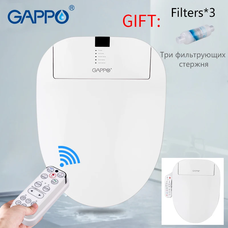 

GAPPO Smart Toilet Seats Intelligent bidet Smart Toilet Seat Bidet clean dry warm toilet cover Elongated Heated sits
