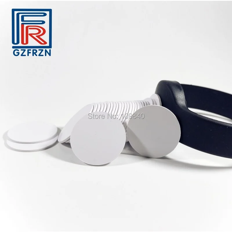 13,56 МГц ISO14443A RFID Метка сумка для монет, карт маркер с клейкой лентой 3M Стикеры с фокусным расстоянием 25 мм MF S50 FM1108 смарт-карт