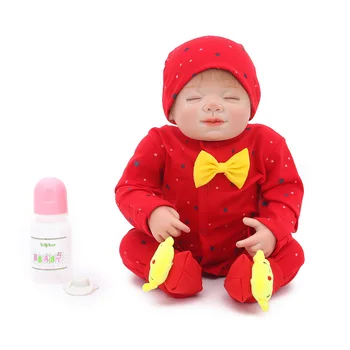 

DollMai bebes reborn dolls 22"53cm silicone reborn baby dolls real lifelike sleeping newborn babies soft doll reborn toys