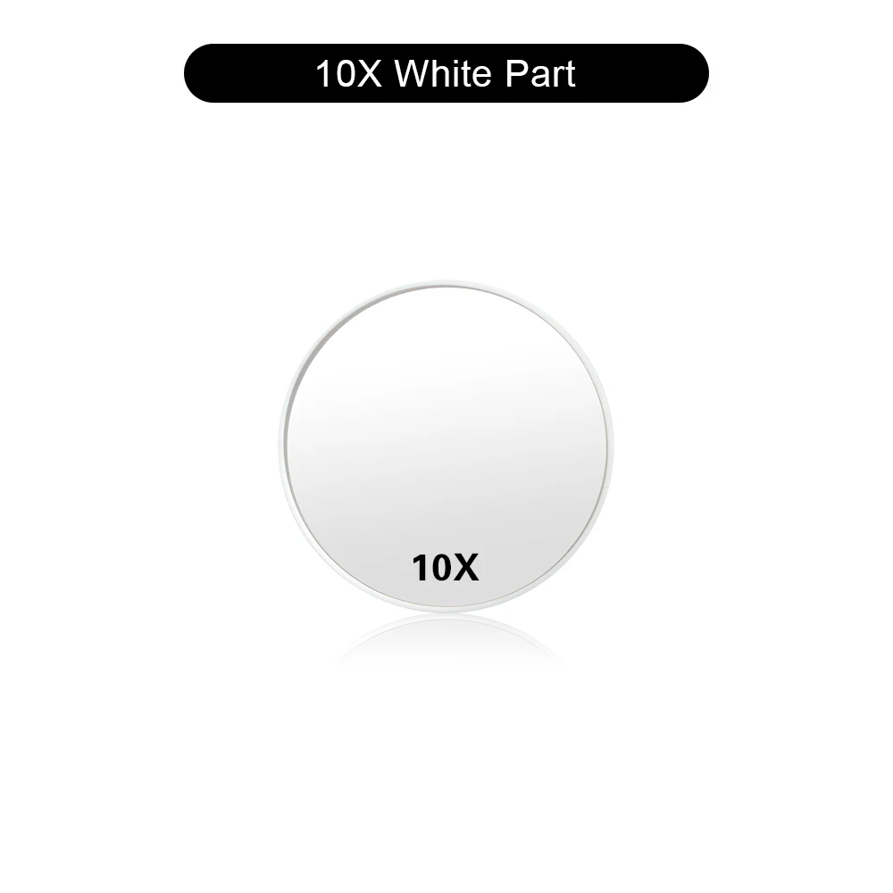 WH 10x Magnifying 16/22 светодиодный светильник с сенсорным экраном, зеркало для макияжа с 10х увеличительным стеклом, гибкие косметические зеркала с подсветкой для макияжа с USB или батареей - Цвет: WH 10x Magnifying