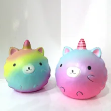 

1Pc 11.5CM Squishy PU Soft Slow Rising Squeeze Squishy Princess Unicorn Squishy Squeezable Kids Relieve Stress Toys Collections