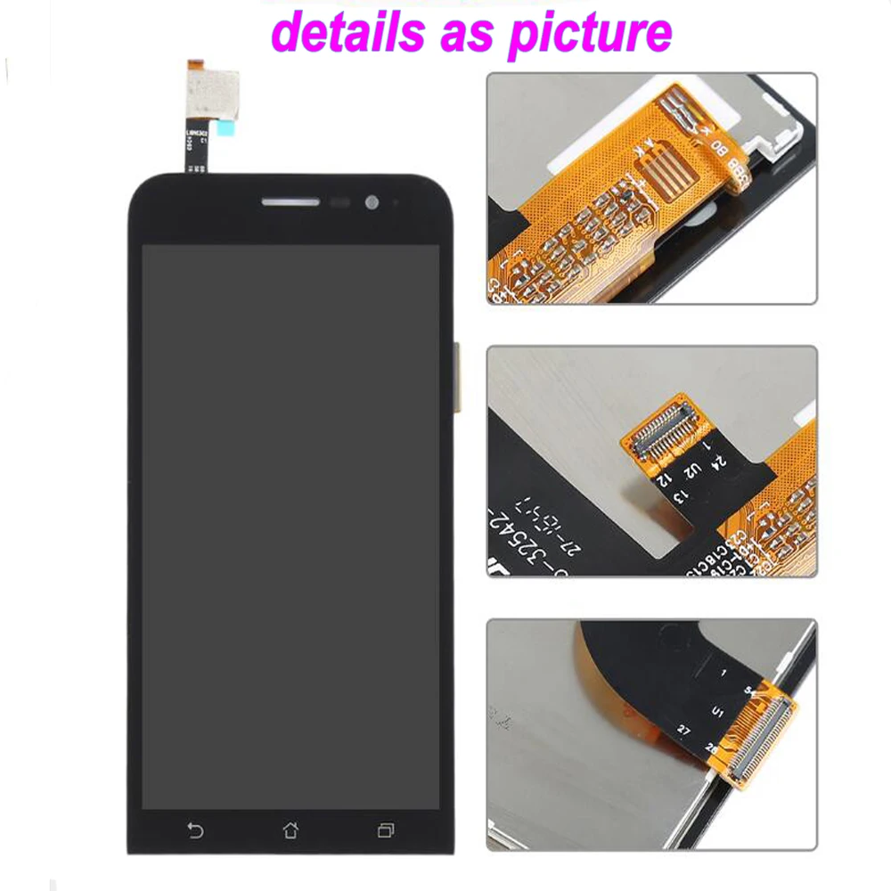 STARDE lcd для Asus Zenfone Go ZB500KG X00BD lcd дисплей кодирующий преобразователь сенсорного экрана в сборе Замена с бесплатными инструментами