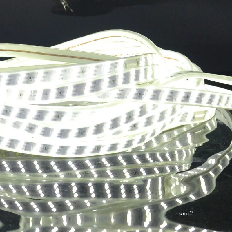 

50M/lot 220V IP67120LEDs/meter 3colors changeable ww violet light Flexible 5730 SMD LED Outdoor Garden Home Strip Rope Light