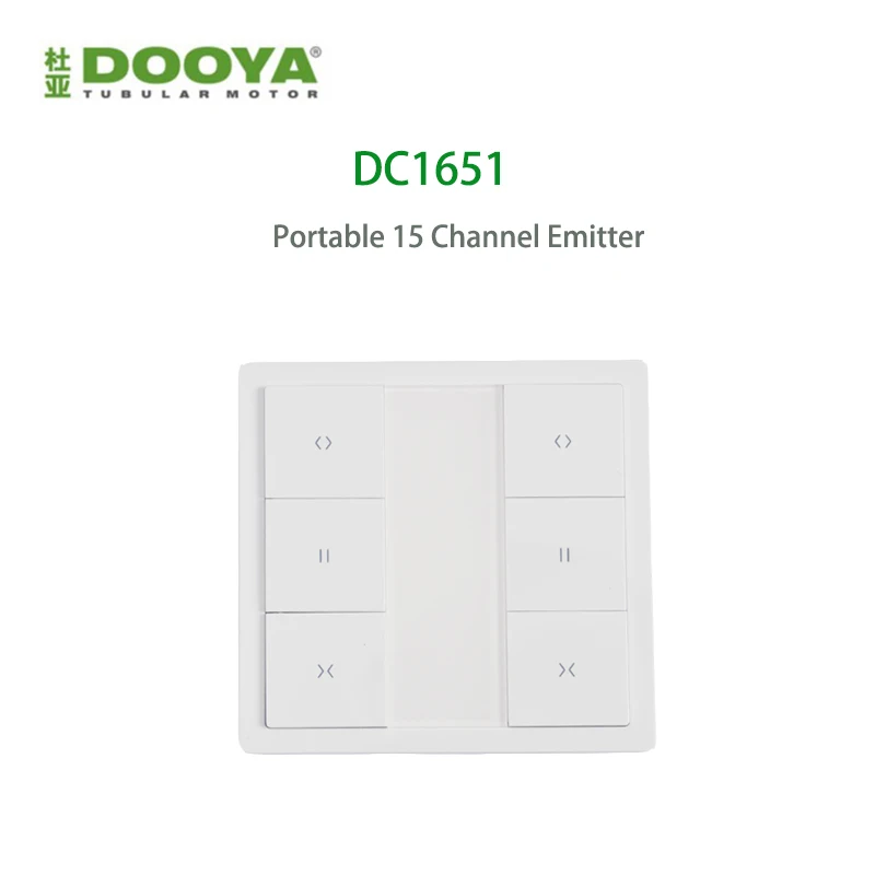 Настенный выключатель Ewelink Dooya DC1651 2 канальный эмиттер пульт дистанционного