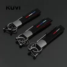 Fashoin металлический+ Кожаный Автомобильный брелок для ключей, брелок для Volkswagen VW Golf 4 5 6 7 Polo Passat B5 B6 B7 Touran Tiguan