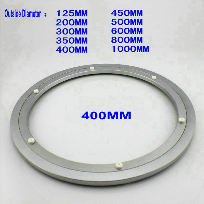 Base Girevole Heavy Duty per Tavolo da Pranzo da Cucina,50 cm//20 inch Piatto Girevole Lazy Susan Anello Cuscinetti in Lega di Alluminio Liscio e Silenzioso Full Size