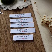 Пользовательские Пришивные бирки/брендовые этикетки, бирки для одежды на заказ, хлопчатобумажная ленточная этикетка, этикетка ручной работы(MD82