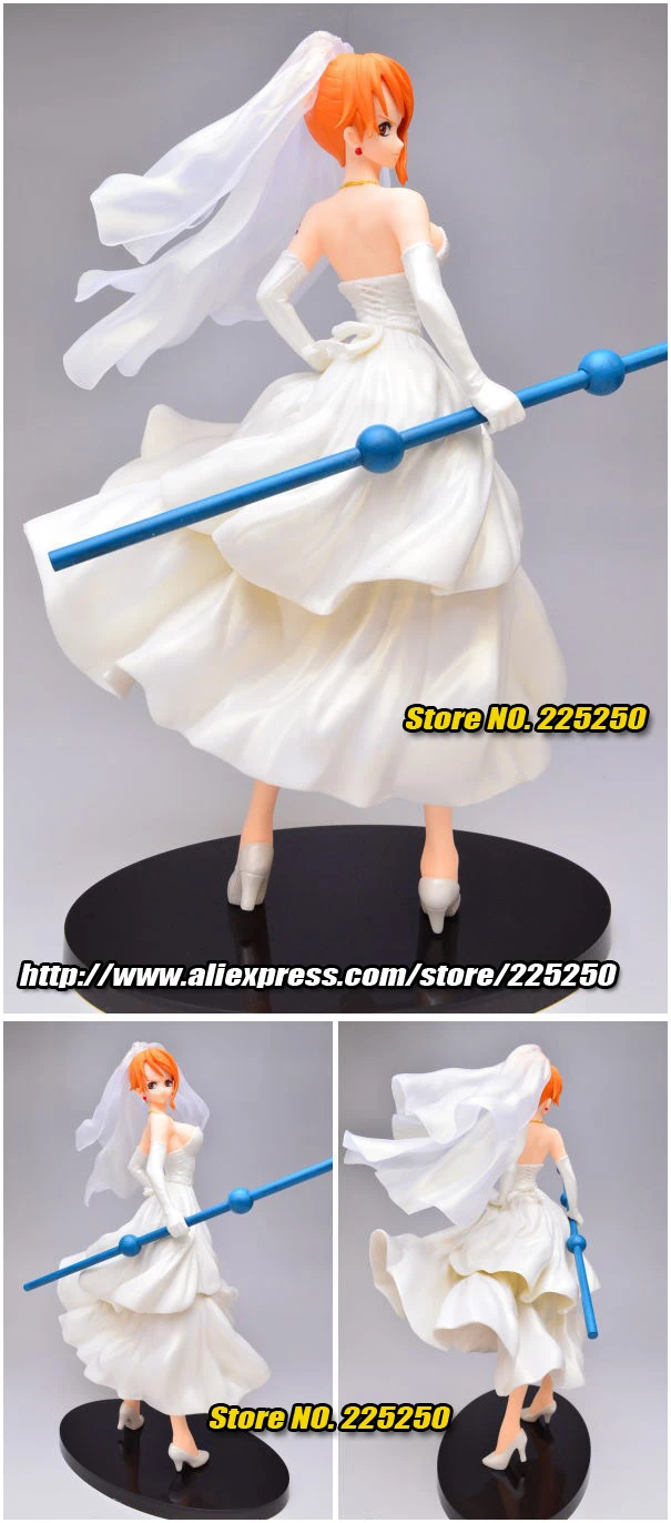 Обувь для косплея; аниме «Одна деталь " Banpresto скульптуры большой Zoukeiou 4 ПВХ фигурка Vol.2-и изображением героев манги нами(свадебная фата вер