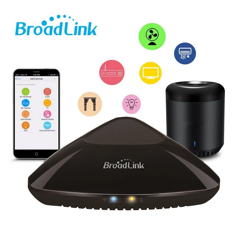

Broadlink RM Pro+ RM Mini3 WiFi IR RF Remote Universal Smart Remote Controller APP Control Via IOS Android Smart Home Automation