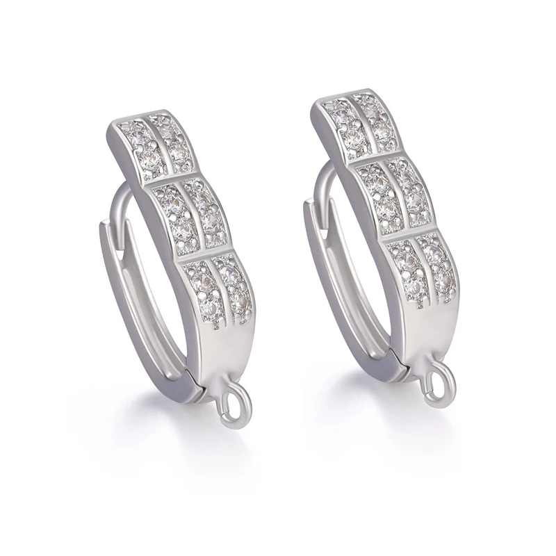 White Gold Juya, новинка, швензы, сделай сам, серьги, фурнитура, золото/серебро, креативный, базовый, застежка, серьги, крючок, аксессуары для изготовления сережек ручной работы - Цвет: White Gold