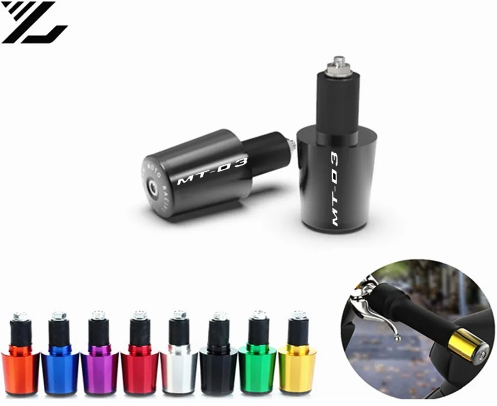 

7/8'' 22MM Moto Grips the bar ends CNC Motorcycle Handlebar handle bar Grips ends for Yamaha MT-03 MT 03 MT03 2006-2011