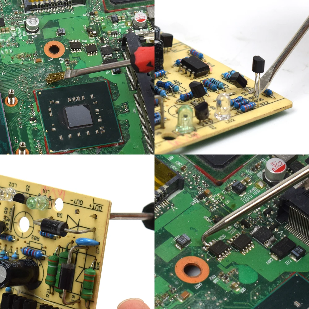 6Pcs Desoldering Aid Tool Kit Soldering Aid Assist Tools PCB Cleaning Kit Repair Tool Electronic Heat Assist Set - Image 4