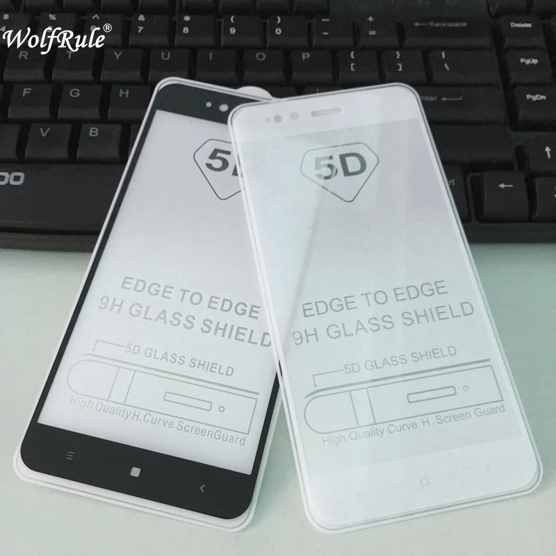 Для стекла Xiaomi Mi A1 защита экрана 5D изогнутое полное покрытие закаленное стекло