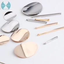 Минималистичные diy двойные отверстия соединения стержня вафли ручной работы серьги гвоздики серьги аксессуары-кисточки аксессуары